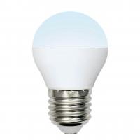Лампа светодиодная Uniel E27 6W 4000K матовая LED-G45-6W/NW/E27/FR/MB PLM11WH UL-00002378