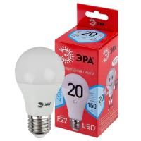 Лампа светодиодная ЭРА E27 20W 4000K матовая LED A65-20W-840-E27 R Б0049637