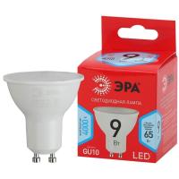 Лампа светодиодная ЭРА GU10 9W 4000K матовая LED MR16-9W-840-GU10 R Б0050692