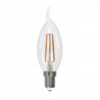 Лампа светодиодная филаментная Uniel E14 9W 3000K прозрачная LED-CW35-9W/3000K/E14/CL PLS02WH UL-00005168