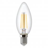 Лампа светодиодная филаментная Thomson E14 11W 4500K свеча прозрачная TH-B2072