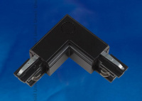 Соединитель для шинопроводов L-образный внешний Uniel UBX-A21 Black 09763