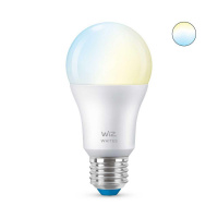 Лампа светодиодная диммируемая WiZ E27 8W 2700-6500K матовая Wi-Fi BLE 60W A60E27927-65TW1PF/6 929002383502