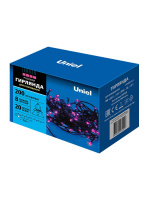 Светодиодная гирлянда Uniel 220V розовый ULD-S2000-200/DGA Pink IP20 UL-00007310