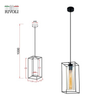 Подвесной светильник Rivoli Luna 5148-201 Б0054978