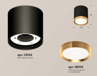 Комплект накладного светильника Ambrella light Techno Spot XS (C8142, N8124) XS8142004