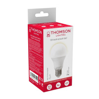 Лампа светодиодная Thomson E27 9W 3000K груша матовая TH-B2003