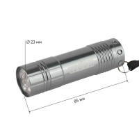 Карманный светодиодный фонарь ЭРА Трофи от батареек 85х23 60 лм TM9-BL Б0016864