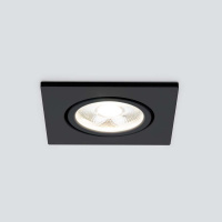 Встраиваемый светодиодный светильник Elektrostandard 15273/LED черный 4690389176661