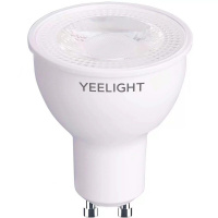 Лампа светодиодная диммируемая Yeelight GU10 4,8W RGB+CCT прозрачная (4 шт) YGYC0120004WTEU