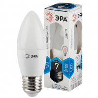 Лампа светодиодная ЭРА E27 7W 4000K матовая LED B35-7W-840-E27 Б0020540