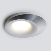 Встраиваемый светильник Elektrostandard 124 MR16 белый/серебро a053357