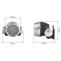 Налобный светодиодный фонарь ЭРА от батареек GB-705 Б0039619