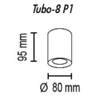 Потолочный светильник TopDecor Tubo8 P1 20