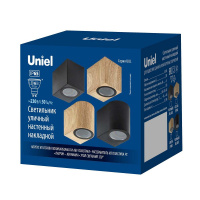 Уличный настенный светильник Uniel UUL-P41A 6W/GU10 IP65 PINE UL-00010557