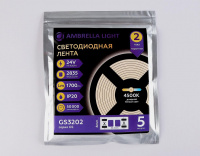 Светодиодная лента Ambrella Light 14,4W/m 180LED/m 2835SMD дневной белый 5M GS3202