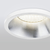 Встраиваемый светодиодный светильник Elektrostandard 15269/LED белый/сатин никель a056020