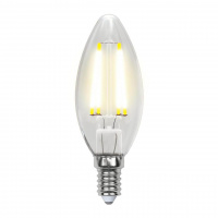 Набор светодиодных ламп филаментная Uniel E14 7,5W 3000K прозрачная LED-C35-7,5W/WW/E14/CL GLA01TR UL-00008081