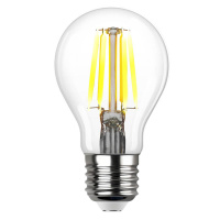 Лампа светодиодная филаментная REV Deco Premium A60 E27 9W нейтральный белый свет груша 32476 8