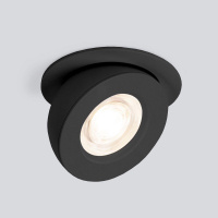Встраиваемый светодиодный светильник Elektrostandard Pruno 25080/LED черный a060942