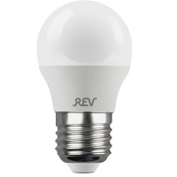 Лампа светодиодная REV G45 Е27 7W 6500K холодный белый свет шар 32518 5