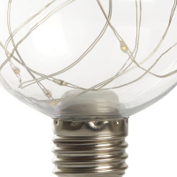 Лампа светодиодная Feron E27 3W RGB прозрачная LB-381 41676