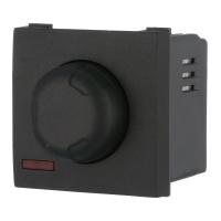 Светорегулятор LK Studio поворотный нажимной 600 Вт (черный бархат) LK45 857208-1