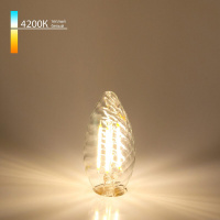 Лампа светодиодная филаментная Elektrostandard E14 7W 4200K прозрачная a041018