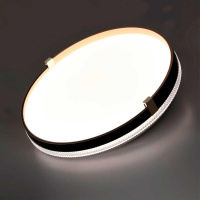 Настенно-потолочный светодиодный светильник Sonex Pale Olidi Black 7647/DL