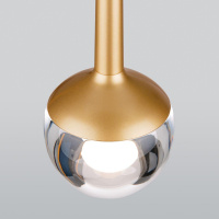 Подвесной светодиодный светильник Elektrostandard DLS028 6W 4200K золото a047770
