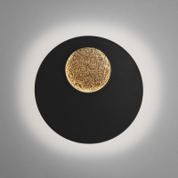Настенный светодиодный светильник Elektrostandard Areola 40150/1 Led черный/золото a055768