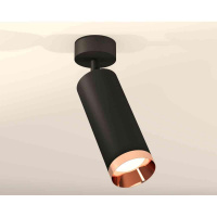 Комплект накладного светильника Ambrella light Techno Spot XM6343006 SBK/PPG черный песок/золото розовое полированное (A2210, C6343, N6135)