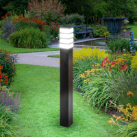 Садово-парковый светильник ЭРА ИНОКС-8410 напольный черный Б0057530