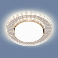 Встраиваемый светильник Elektrostandard 3033 GX53 CL/SL прозрачный/серебро a045484